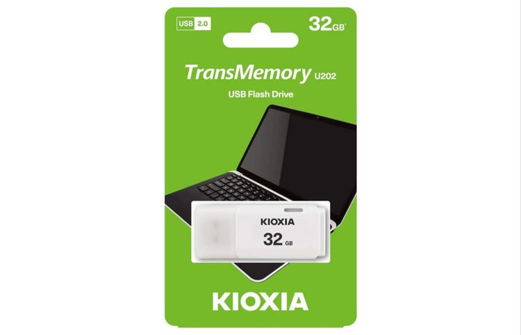 فلش مموری کیوکسیا U202 USB 2 ظرفیت 32 گیگابایت