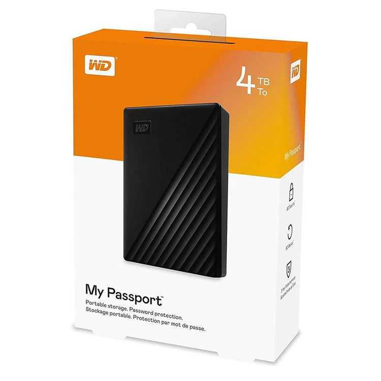 هارد اکسترنال 4 ترابایت وسترن دیجیتال مدل My Passport استوک