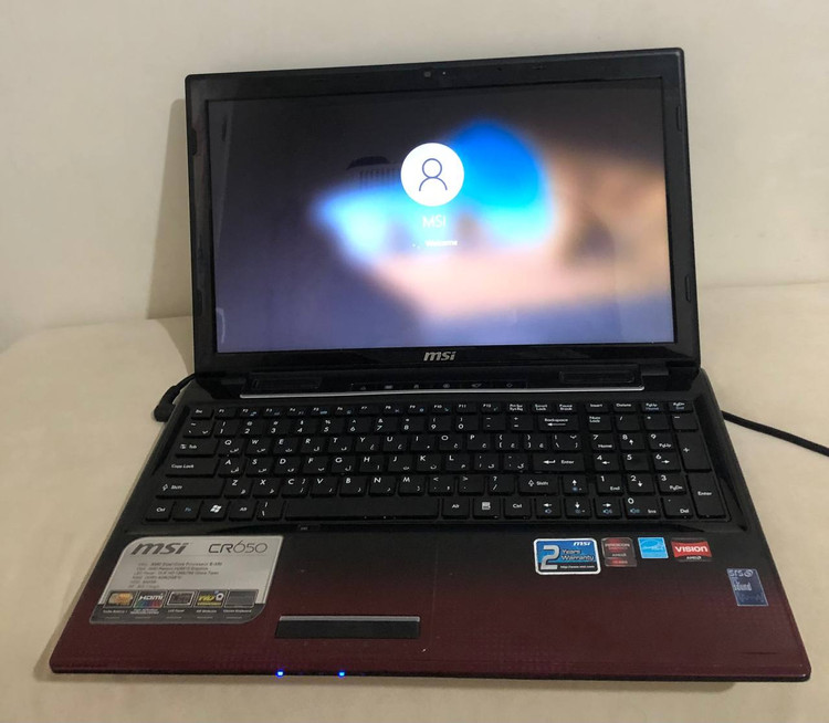 لپ تاپ MSI CR 650