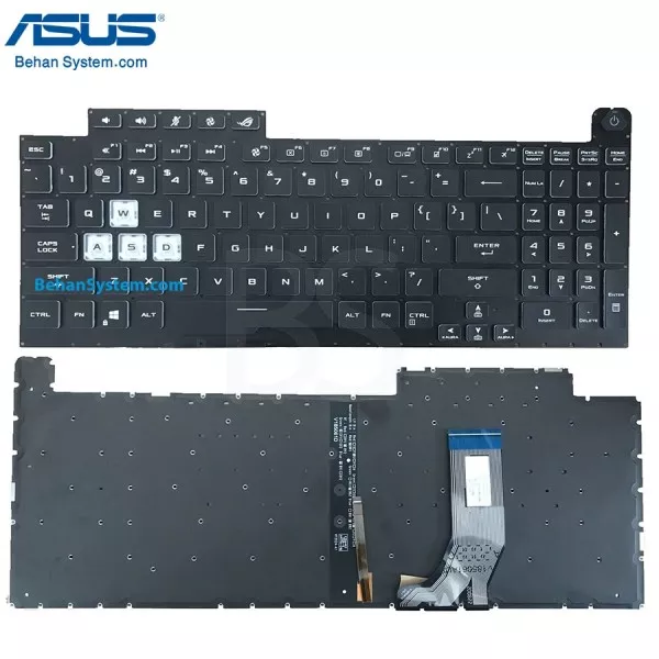 کیبورد لپ تاپ ASUS ROG Strix G731 / G731G