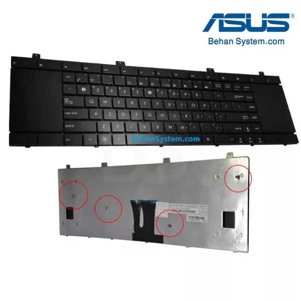 کیبورد لپ تاپ ASUS NX90 / NX90JN / NX90JQ / NX90SN
