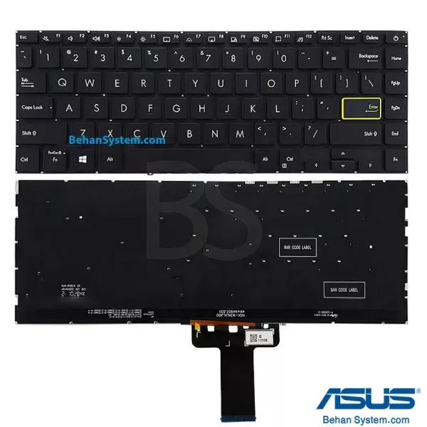 کیبورد لپ تاپ ASUS VivoBook S14 S433 / S433E / S433F / S433J