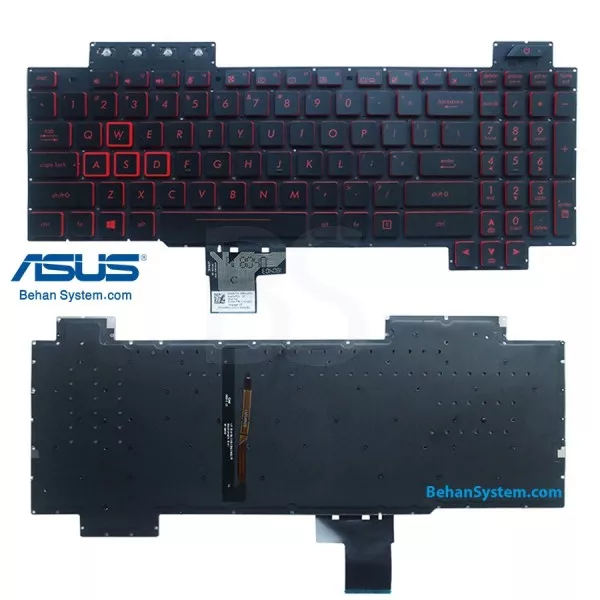 کیبورد لپ تاپ ASUS TUF Gaming FX80 / FX80G