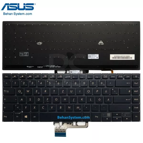 کیبورد لپ تاپ ASUS ZenBook UX580 / UX580G