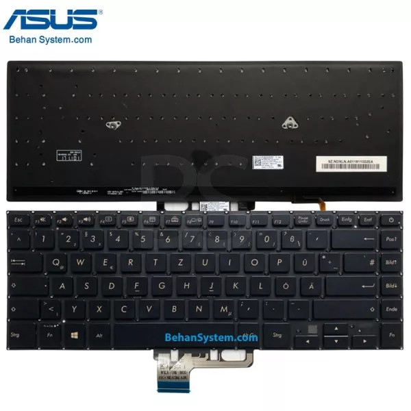 کیبورد لپ تاپ ASUS ZenBook UX580 / UX580G