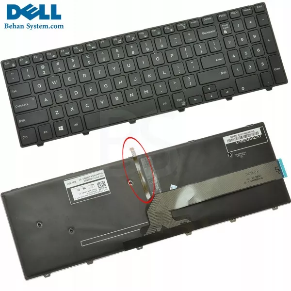 کیبورد لپ تاپ DELL Inspiron 5557