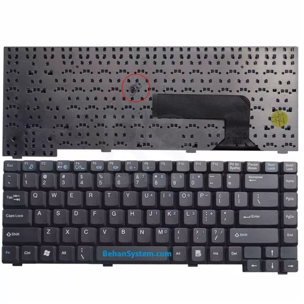 کیبورد لپ تاپ Fujitsu Siemens Amilo Pi1537