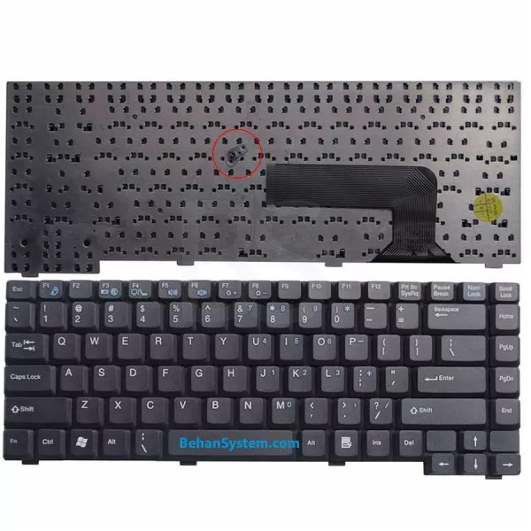 کیبورد لپ تاپ Fujitsu Siemens Amilo Pi1556