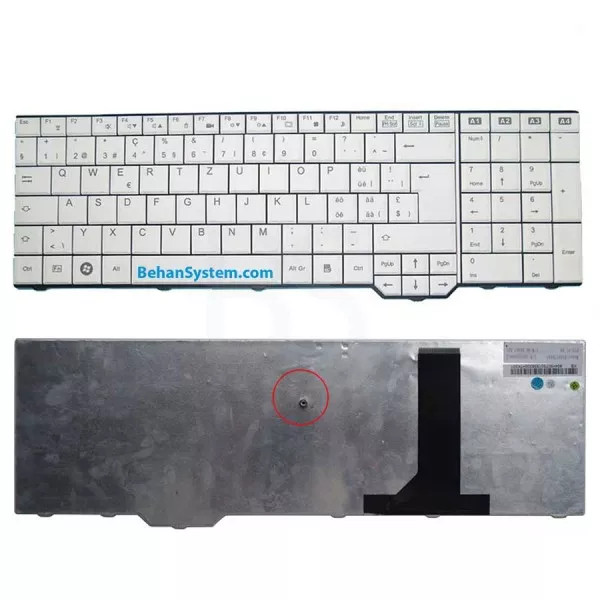 کیبورد لپ تاپ Fujitsu Siemens Amilo XA3520