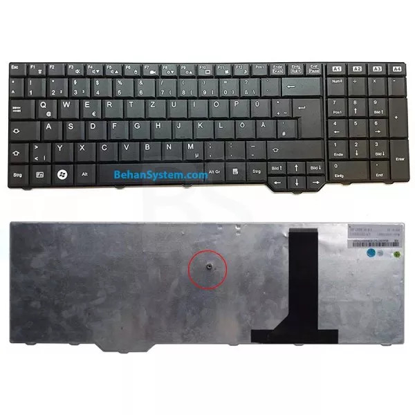 کیبورد لپ تاپ Fujitsu Siemens Amilo Xi3650
