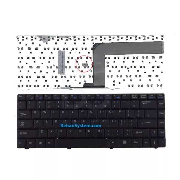کیبورد لپ تاپ Hasee Q1400 / F1000 / F1600
