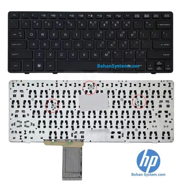 کیبورد لپ تاپ HP EliteBook 2560P