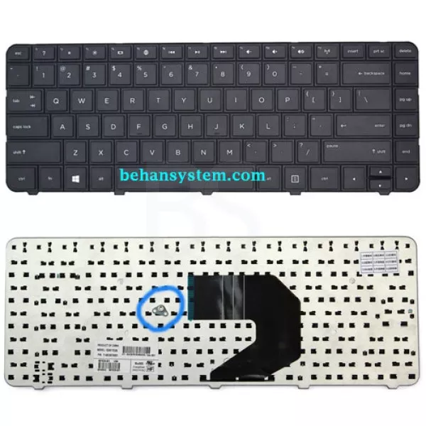 کیبورد لپ تاپ HP Compaq 655