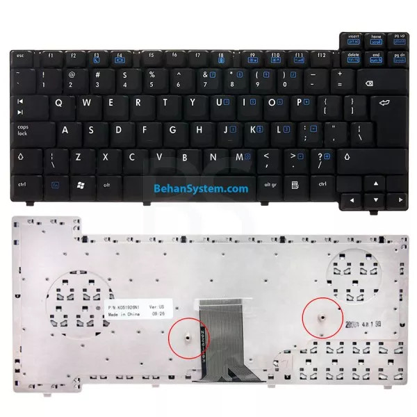کیبورد لپ تاپ HP Compaq NX7400