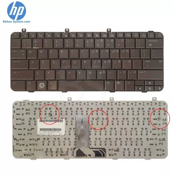 کیبورد لپ تاپ HP Pavilion DV3-1000