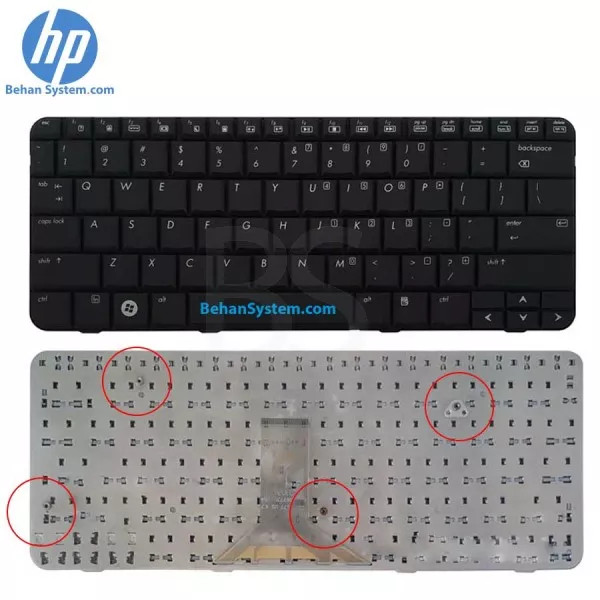 کیبورد لپ تاپ HP Pavilion TX2000