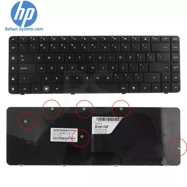 کیبورد لپ تاپ HP Compaq Presario CQ56