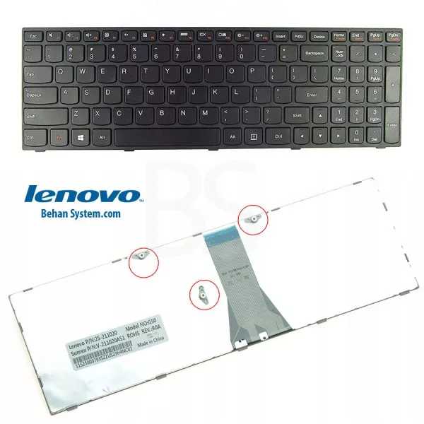 کیبورد لپ تاپ LENOVO G50-75