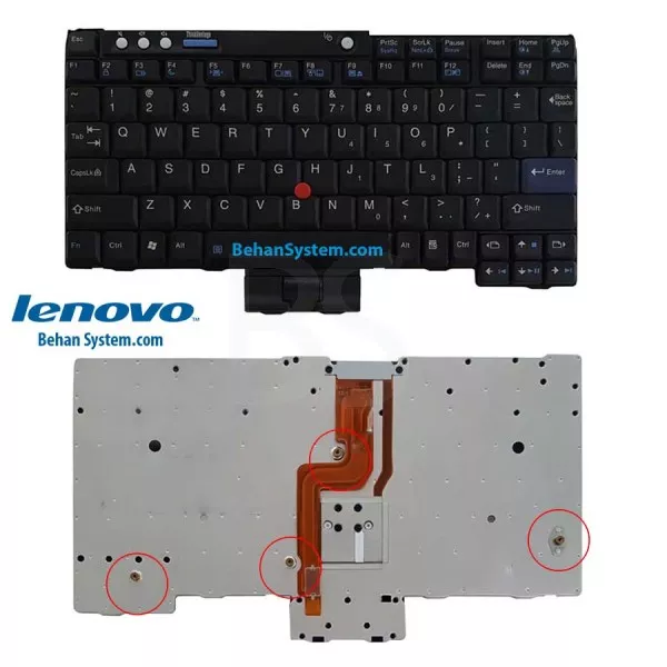 کیبورد لپ تاپ LENOVO ThinkPad X61 / X61S / X61T