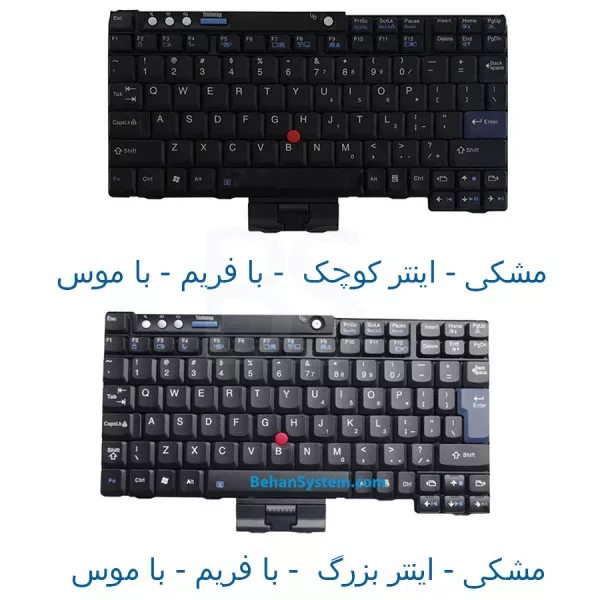کیبورد لپ تاپ LENOVO ThinkPad X61 / X61S / X61T