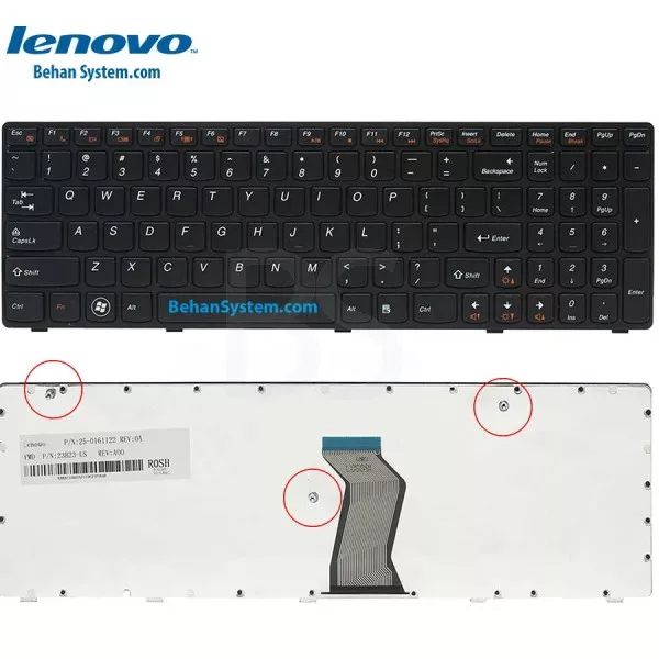 کیبورد لپ تاپ LENOVO IdeaPad V585