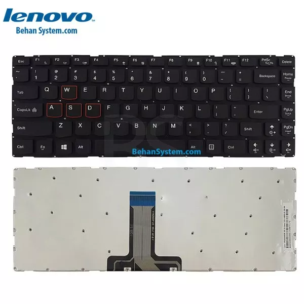 کیبورد لپ تاپ 14 اینچی LENOVO IdeaPad Y700-14 / Y700-14ISK