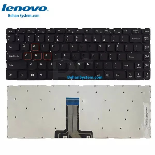 کیبورد لپ تاپ 14 اینچی LENOVO IdeaPad Y700-14 / Y700-14ISK