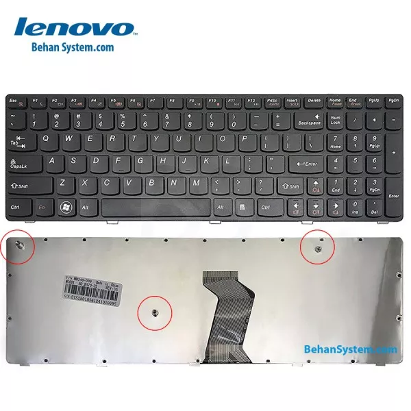 کیبورد لپ تاپ LENOVO Z570