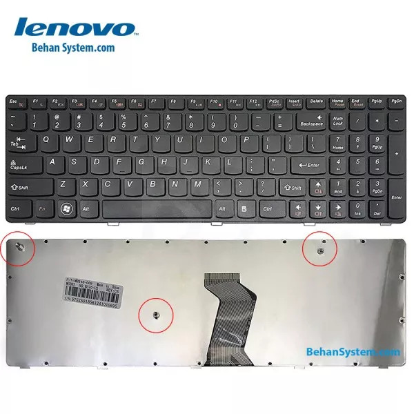 کیبورد لپ تاپ LENOVO Z570
