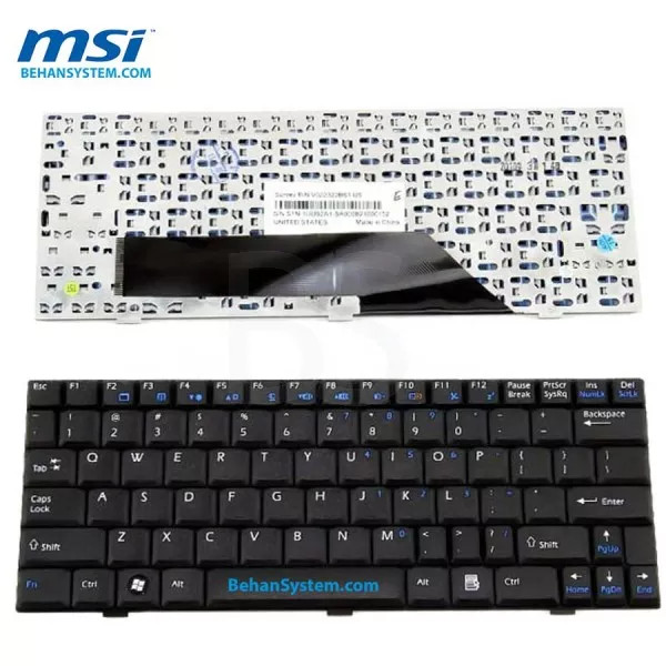 کیبورد لپ تاپ MSI WIND U100