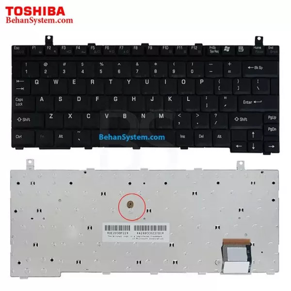 کیبورد لپ تاپ Toshiba Portege M400 / U200