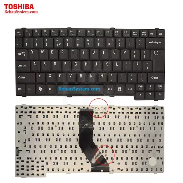 کیبورد لپ تاپ Toshiba Satellite L10