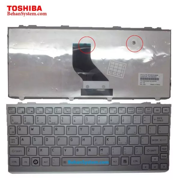 کیبورد لپ تاپ Toshiba Satellite NB300