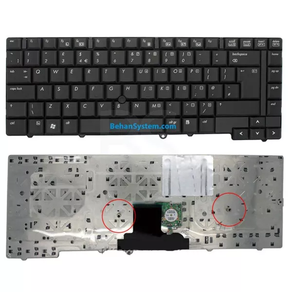 کیبورد لپ تاپ HP EliteBook 8530P / 8530W