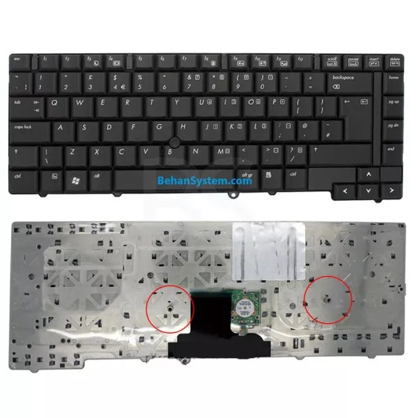 کیبورد لپ تاپ HP EliteBook 8530P / 8530W