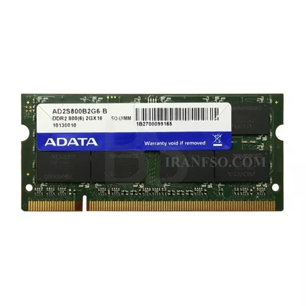 رم لپ تاپ ADATA 2GB PC2-6400S 800Mhz DDR2