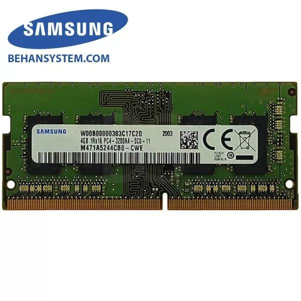 رم لپ تاپ Samsung 4GB PC4-3200 DDR4